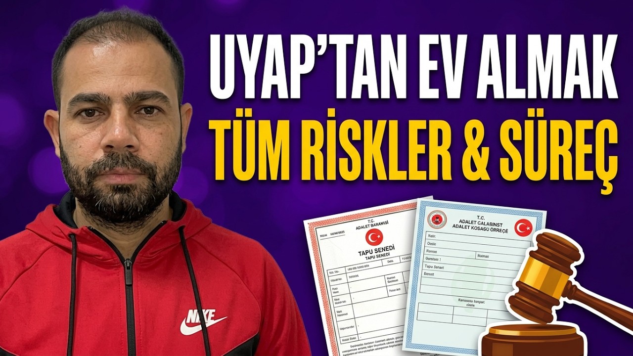 UYAP e-Satış &Uuml;zerinden Taşınmaz Almak.Baştan Sona T&uuml;m S&uuml;re&ccedil;.Taşınmaz Almadan, Bunları Mutlaka Bil