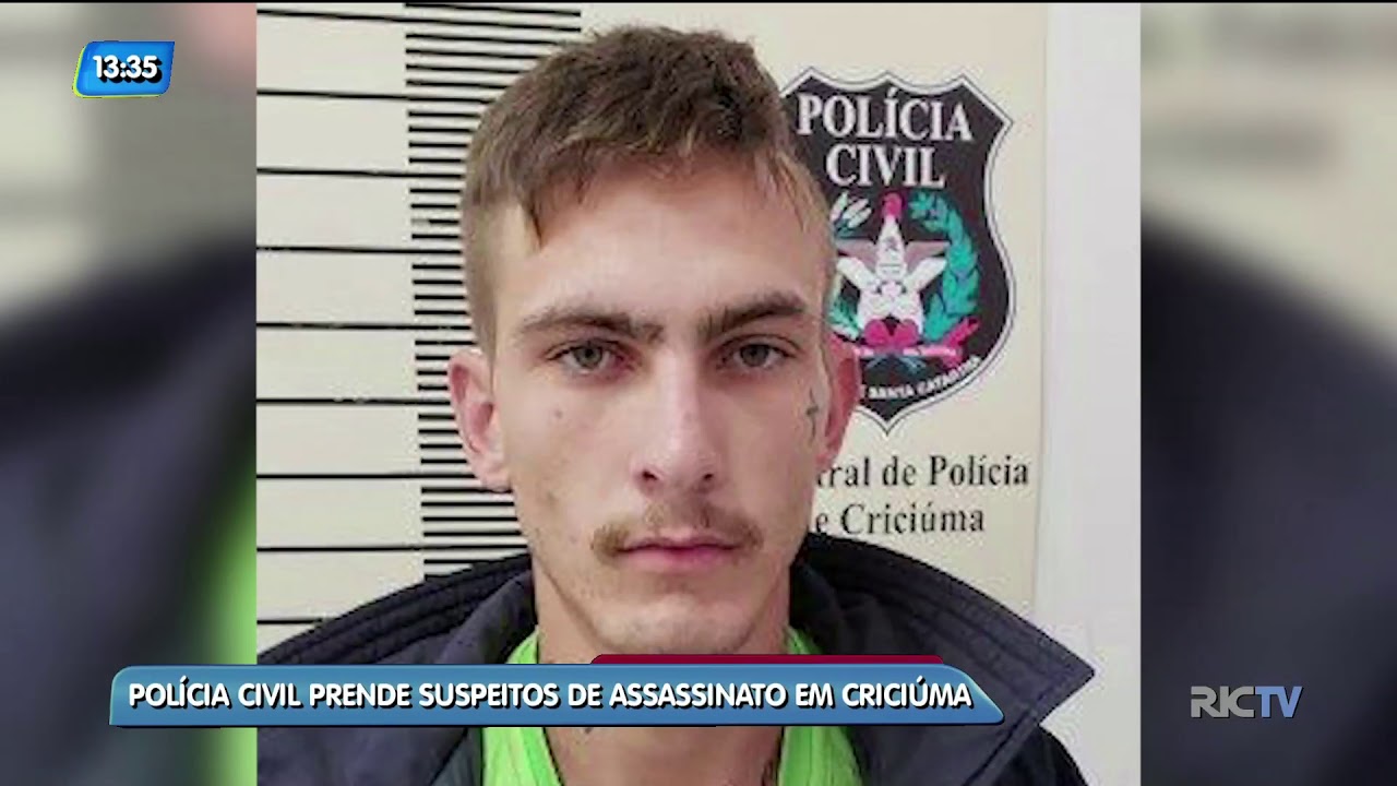 Polícia civil prende suspeitos de assassinato em Criciúma