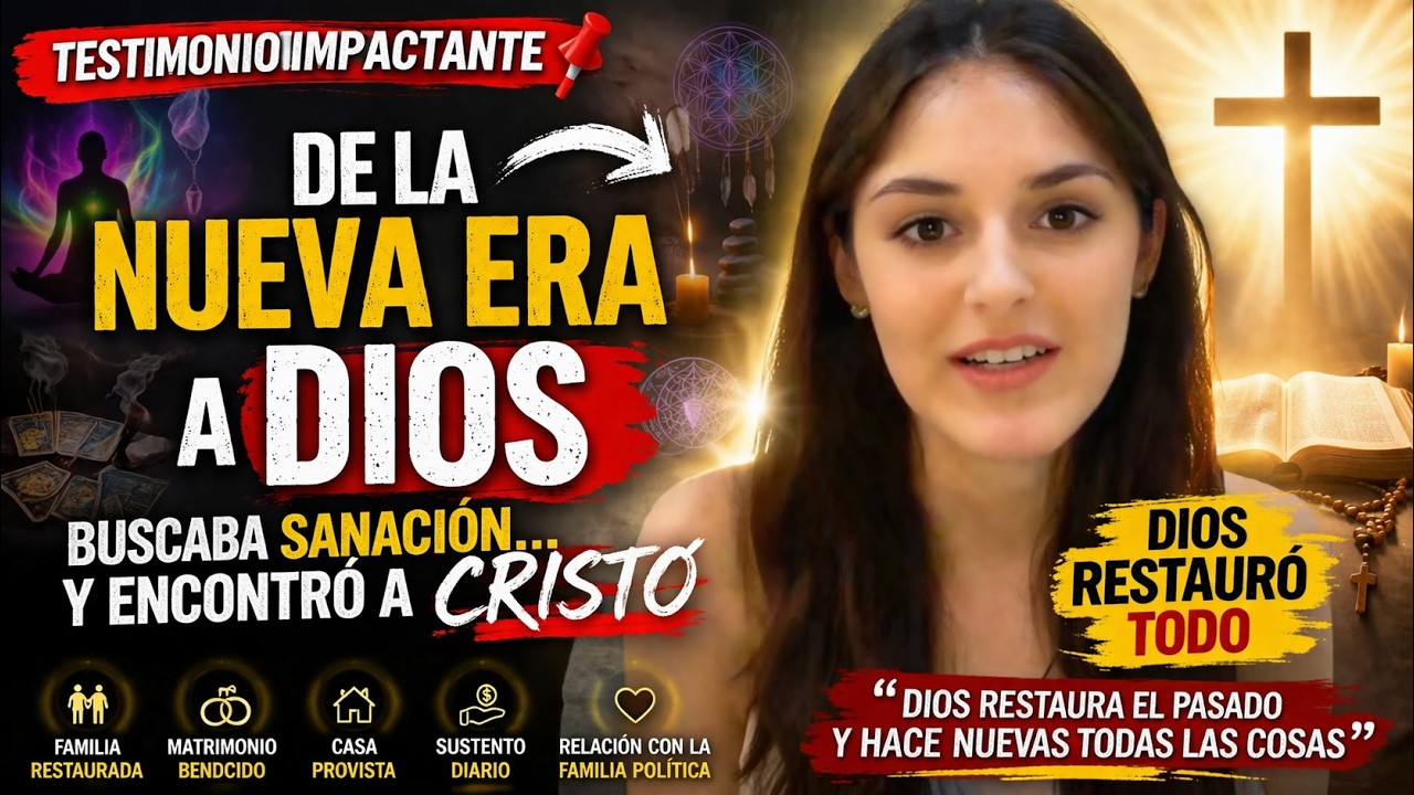 Testimonio impactante 📌 De la Nueva Era buscando sanación pero sanó por la gracia de Dios