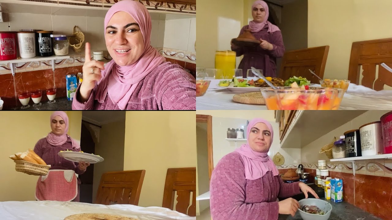 بنتي هاجر دخلات للكوزينةً و شاركت معاكم وصفة رمضانية  من يديها و تعاونا على الفطور 