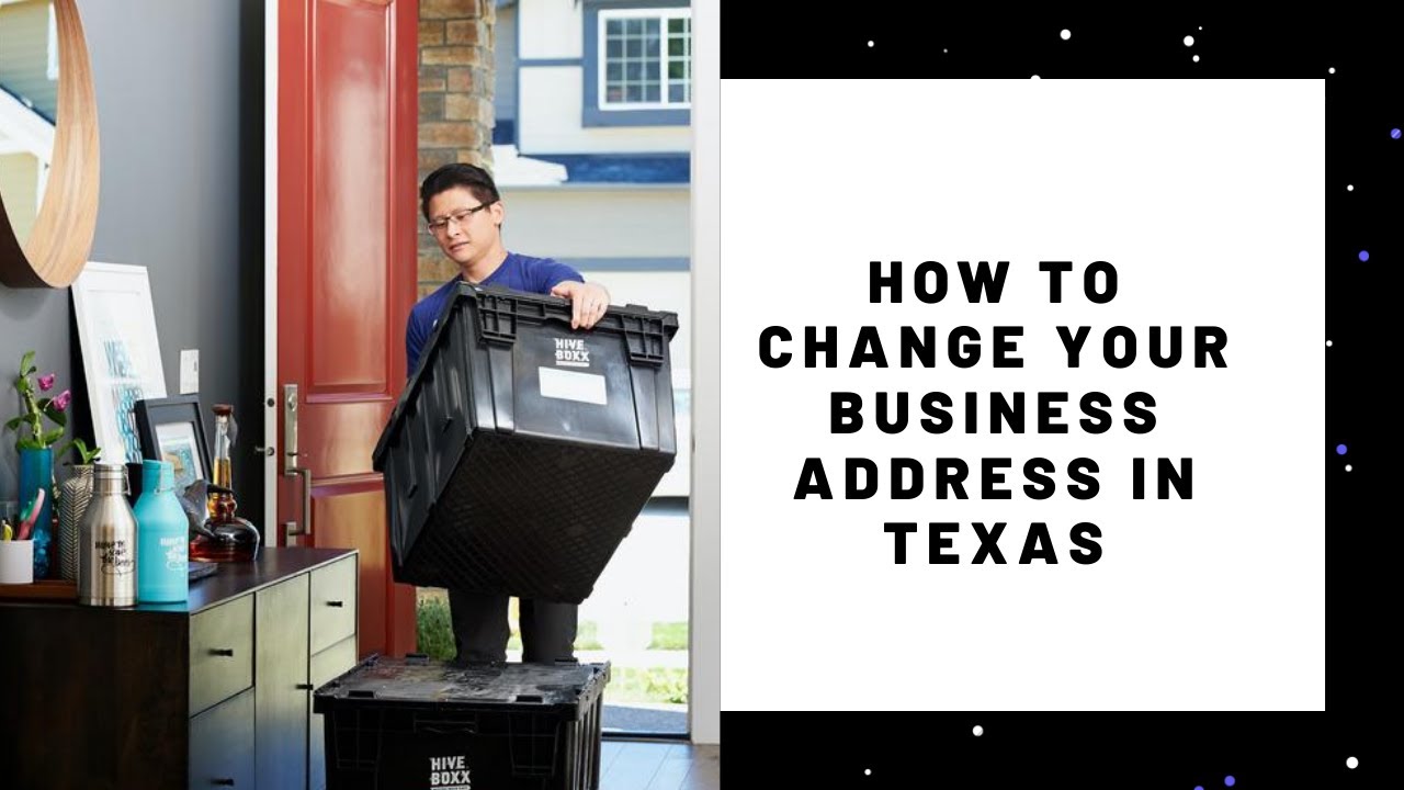 How to Change Your Business Address in the TX