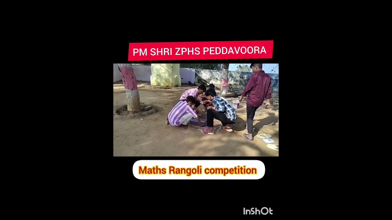 PM SHRI ZPHS PEDDAVOORA -Math's Day