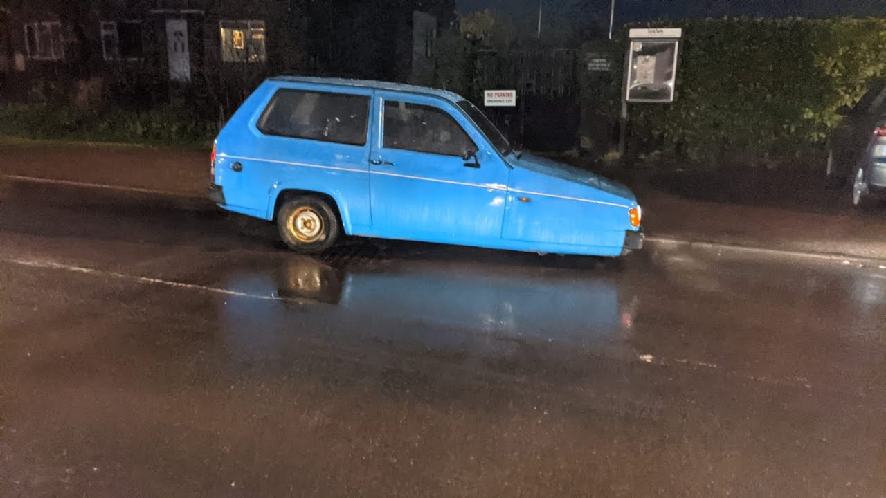Robin Reliant - Part 4 - First Drive ends in epic fail - Top gear Style roll over? Near death??