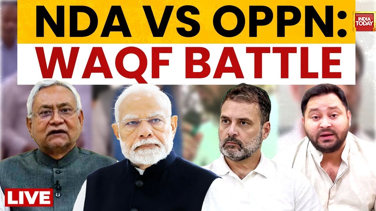 Bihar Election News LIVE: Tejashwi Vs NDA | BJP Attacks RJD Over Waqf Act | Bihar News Live