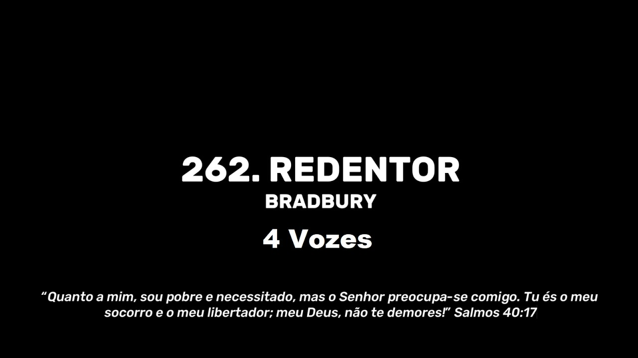 262. Redentor - 4 Vozes