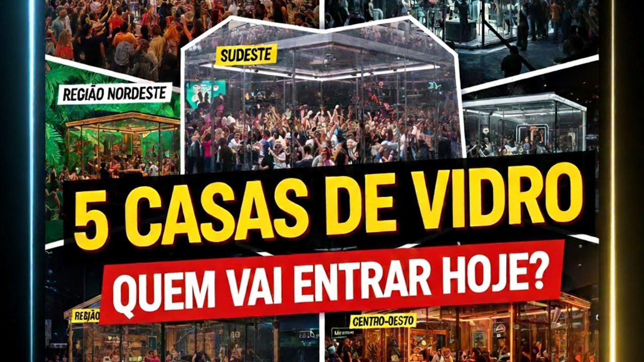 CASA DE VIDRO BBB 26: Resultado HOJE! Veja quem ganhou mais seguidores e lidera as enquetes.