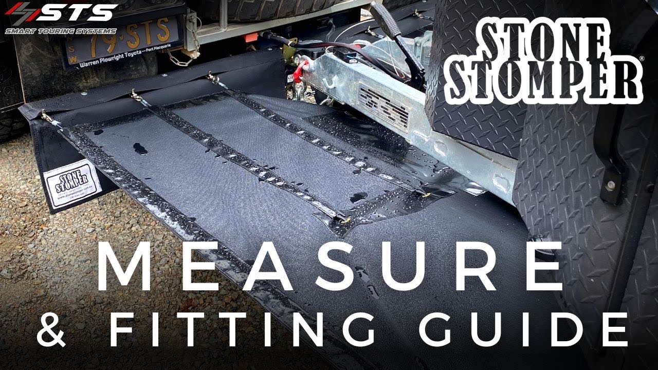 MEASURE & FITTING A STONE STOMPER TO A HYBRID CARAVAN