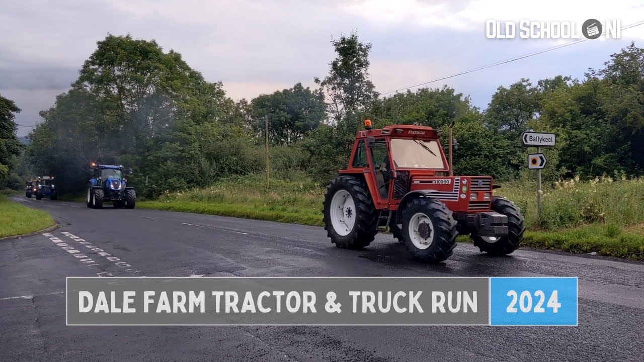 Dale Farm Charity Tractor & Truck Run - 150+ machines!