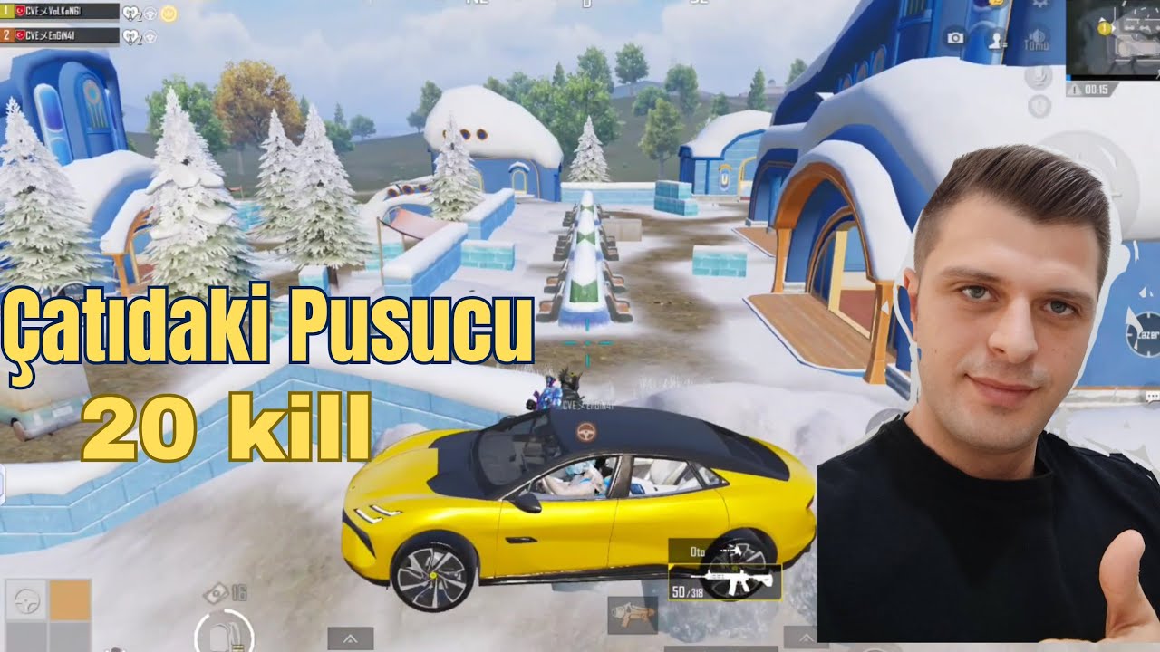 Pubg Mobile ! 20 Kill ! İlk videom :) Duomla Erengelda Eğlenceli maç 