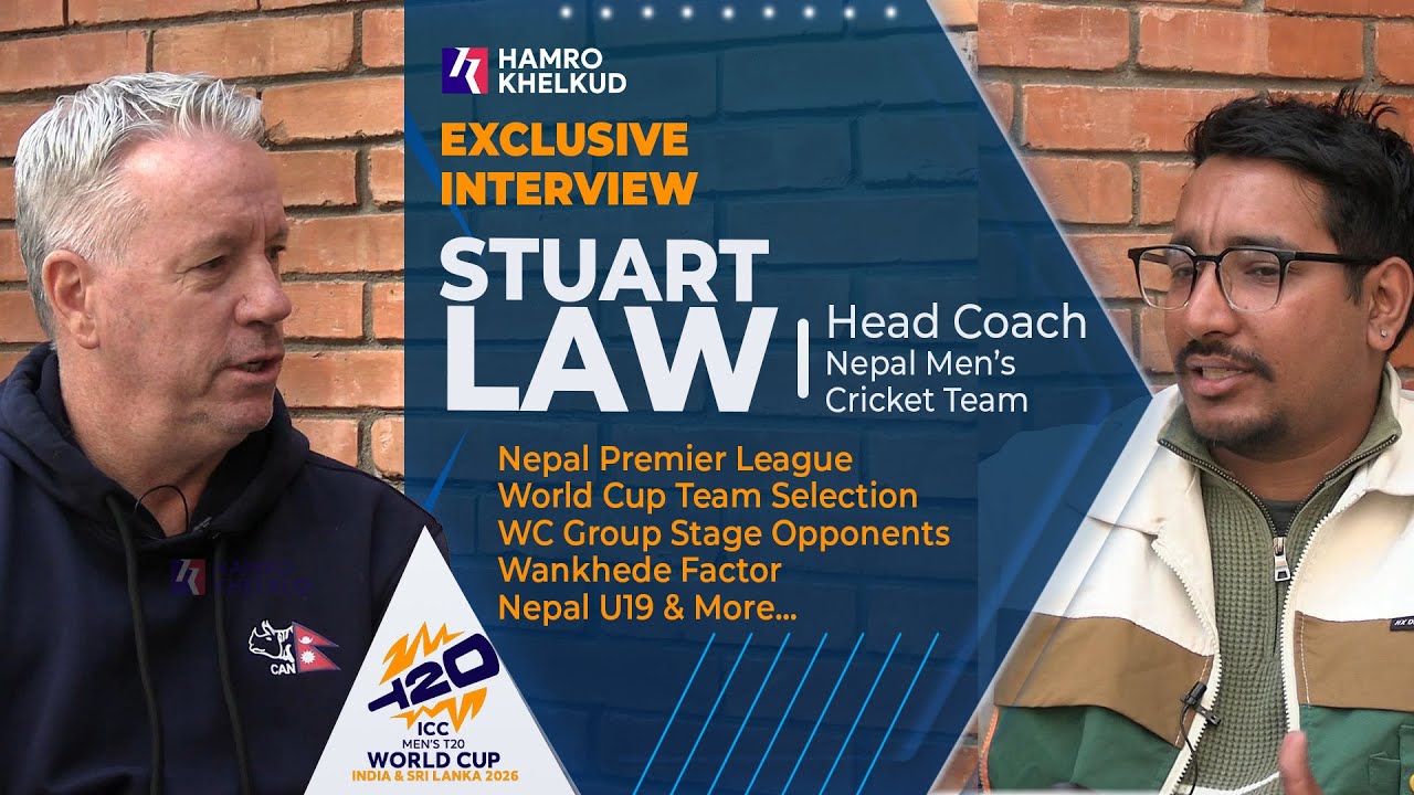 EXCLUSIVE INTERVIEW | Stuart Law on NPL, T20 World Cup, Team Selection, Opponents ENG, WI, BAN, ITA
