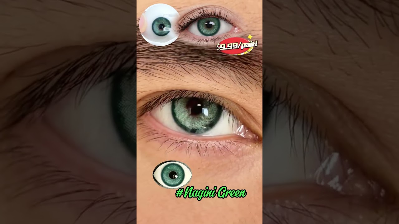 💚 Fresh glam or 🤍 soft smoky chic &mdash; your eyes decide! #mislens  #prescriptioneyewear #lenses