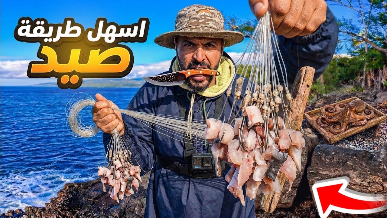 تحدي الصيد: 24 ساعة  ب 20 صنارة