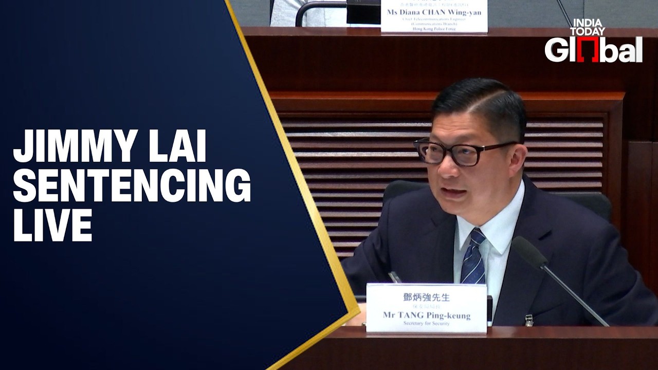 LIVE Coverage: Hong Kong Security Secretary Speaks on Jimmy Lai Court Decision