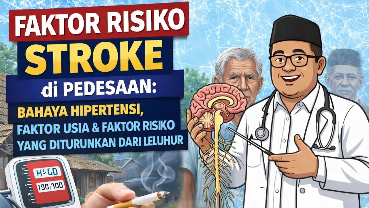 Faktor Resiko Stroke di Pedesaan: Bahaya Hipertensi, faktor usia & faktor resiko turunan!