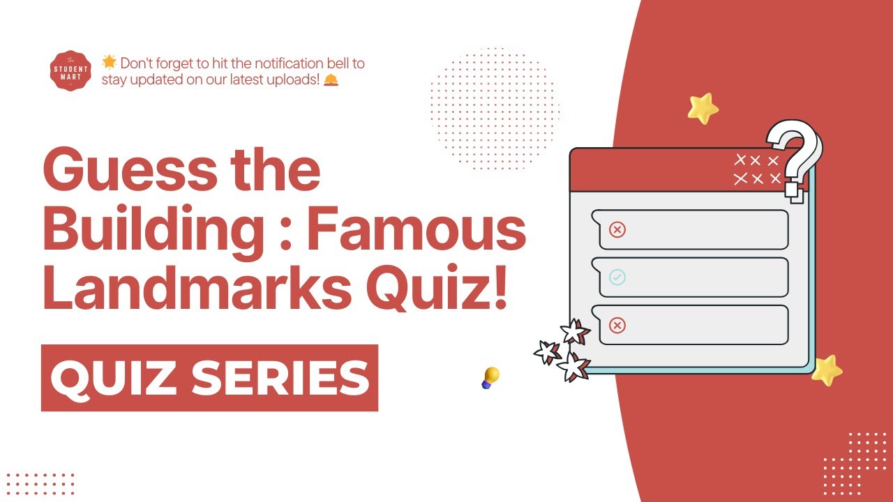 QUIZ SERIES | Guess the Building Famous Landmarks Quiz! | Iconic Architecture Quiz | NATA | B.Arch
