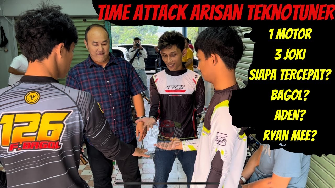 1 MOTOR TIME ATTACK 3 JOKI TEKNO TUNER | SIAPA BEST TIME TERCEPAT? RYAN MEE ? ADEN LINTAR ? F.BAGOL?