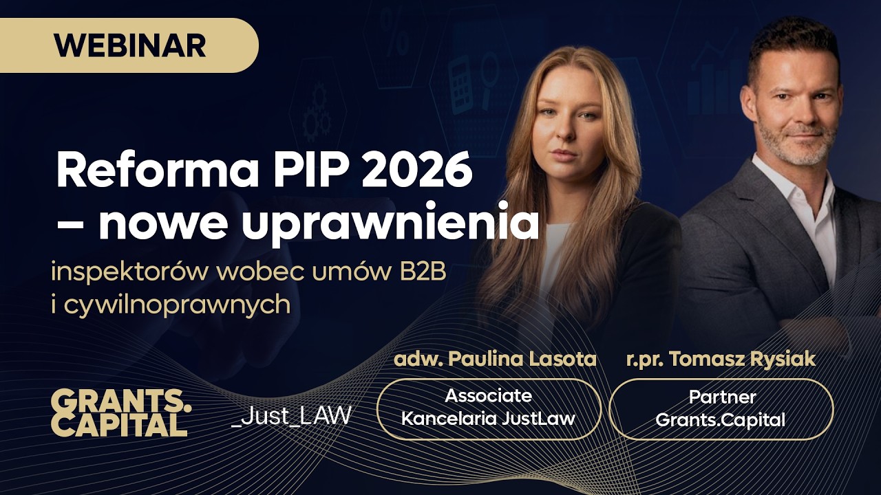 Reforma PIP 2026 - nowe uprawnienia inspektor&oacute;w wobec um&oacute;w B2B i cywilnoprawnych