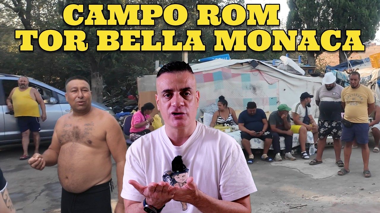 Dentro il campo rom abusivo di Tor Bella Monaca: una bomba ecologica a cielo aperto