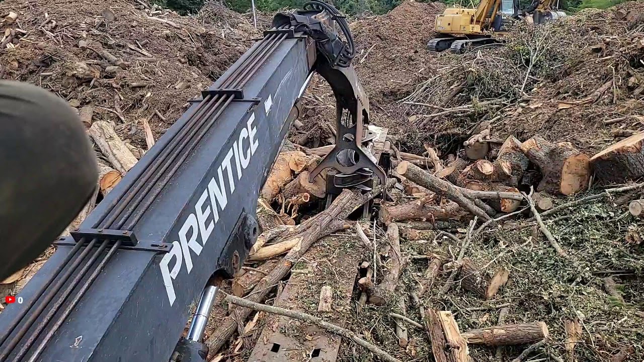 MAXED OUT WOOD YARD!  Bandit beast grind time!