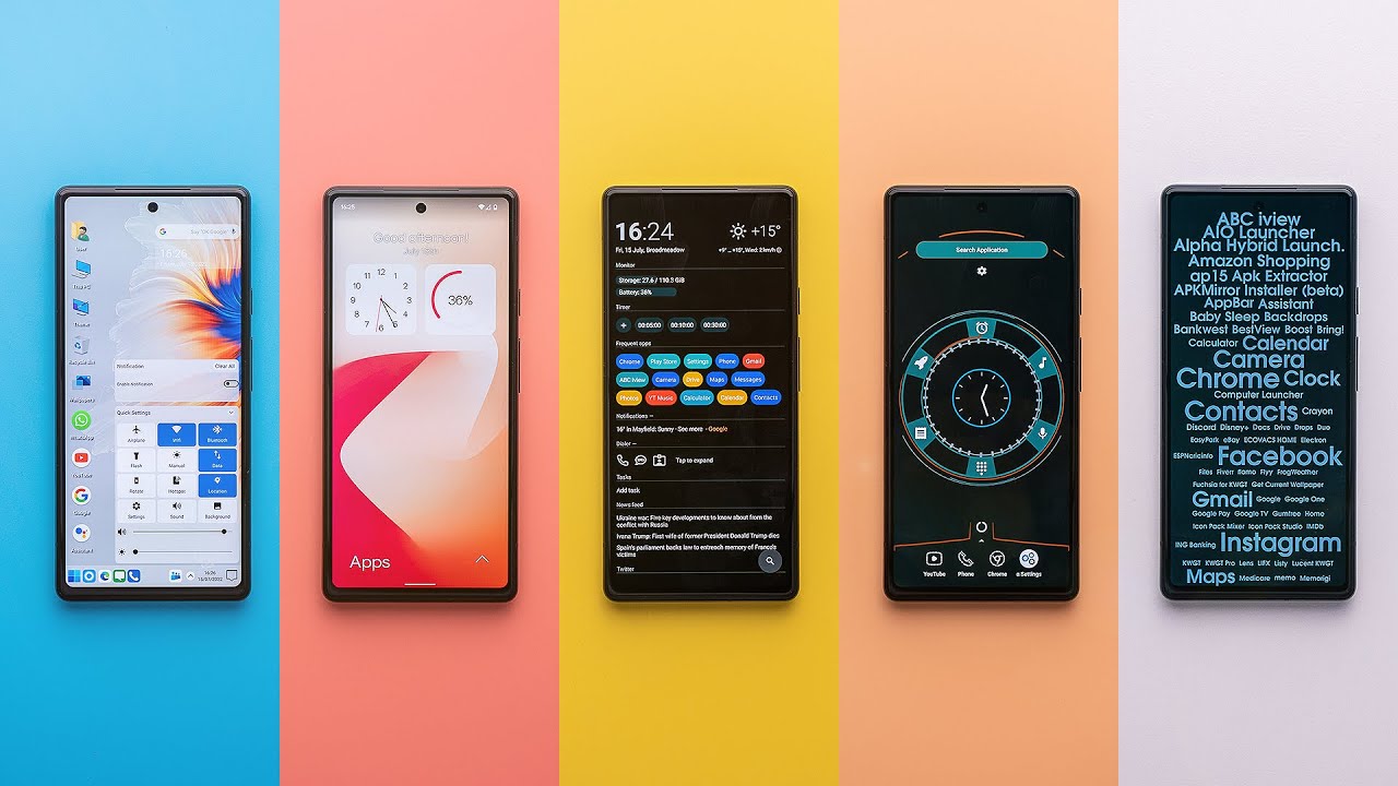5 СУПЕР УНИКАЛЬНЫХ лаунчеров для Android, которые стоит попробовать!