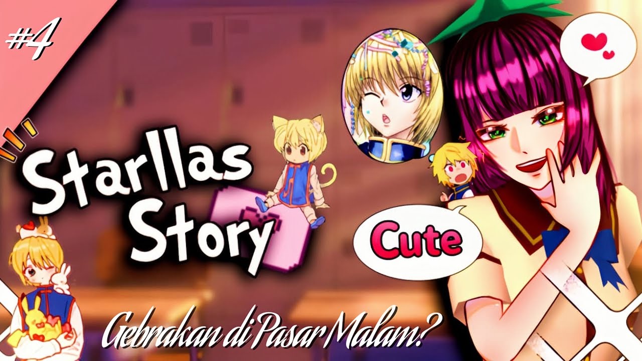 STARLLA'S STORY #4 [GEBRAKAN DI PASAR MALAM?]  DRAMA SAKURA SCHOOL SIMULATOR 