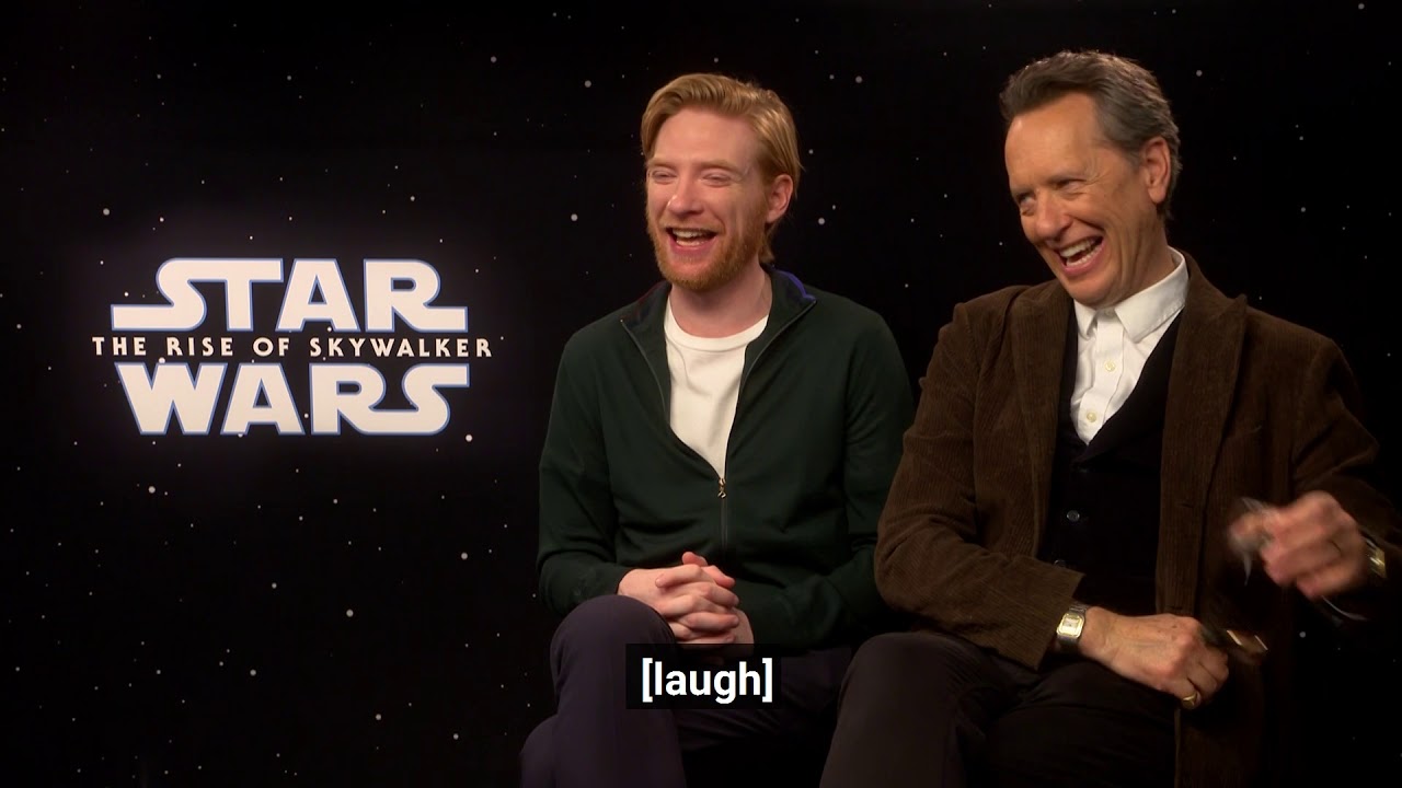 Domhnall Gleeson & Richard E Grant on Christmas celebrations with the First Order
