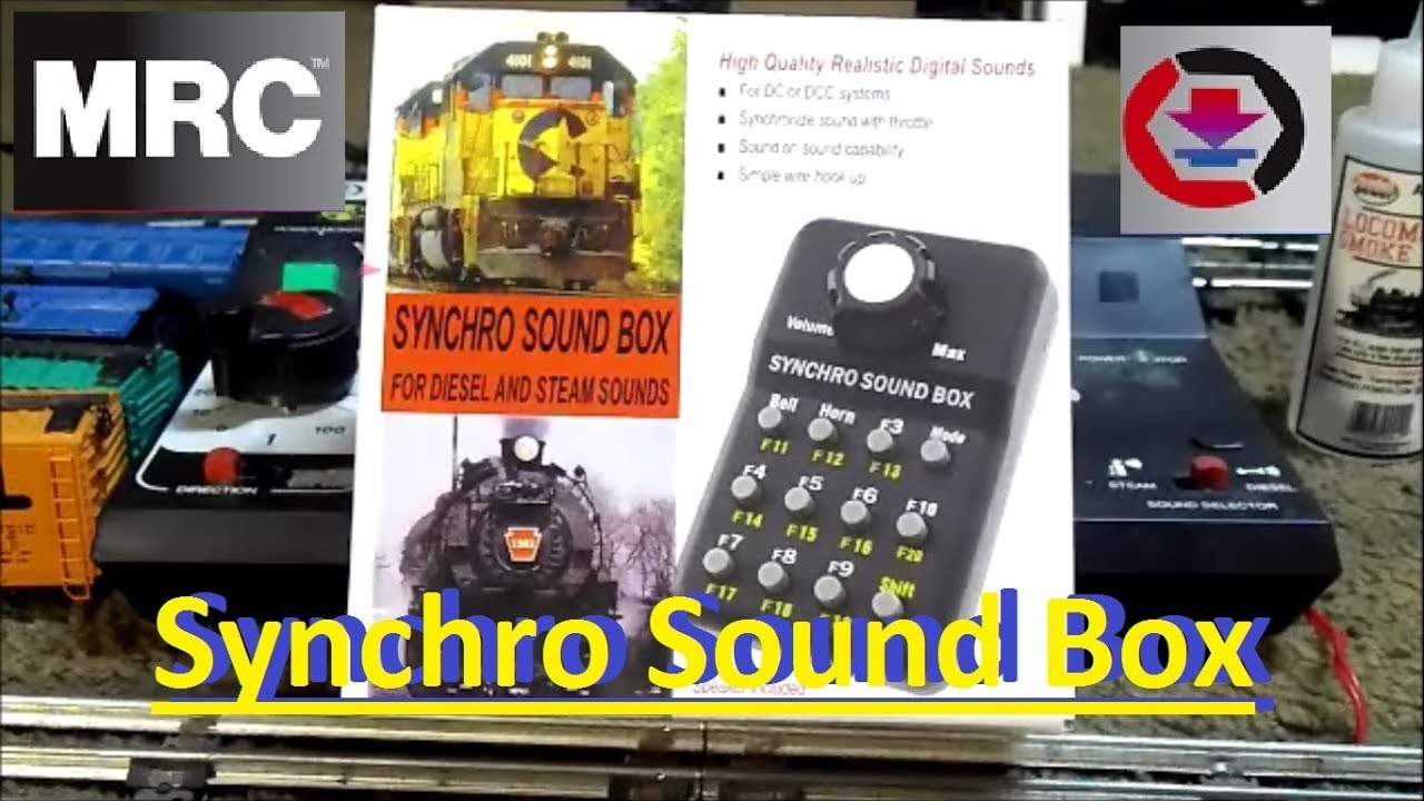 Demonstration: MRC Synchro Sound Box for DC or DCC