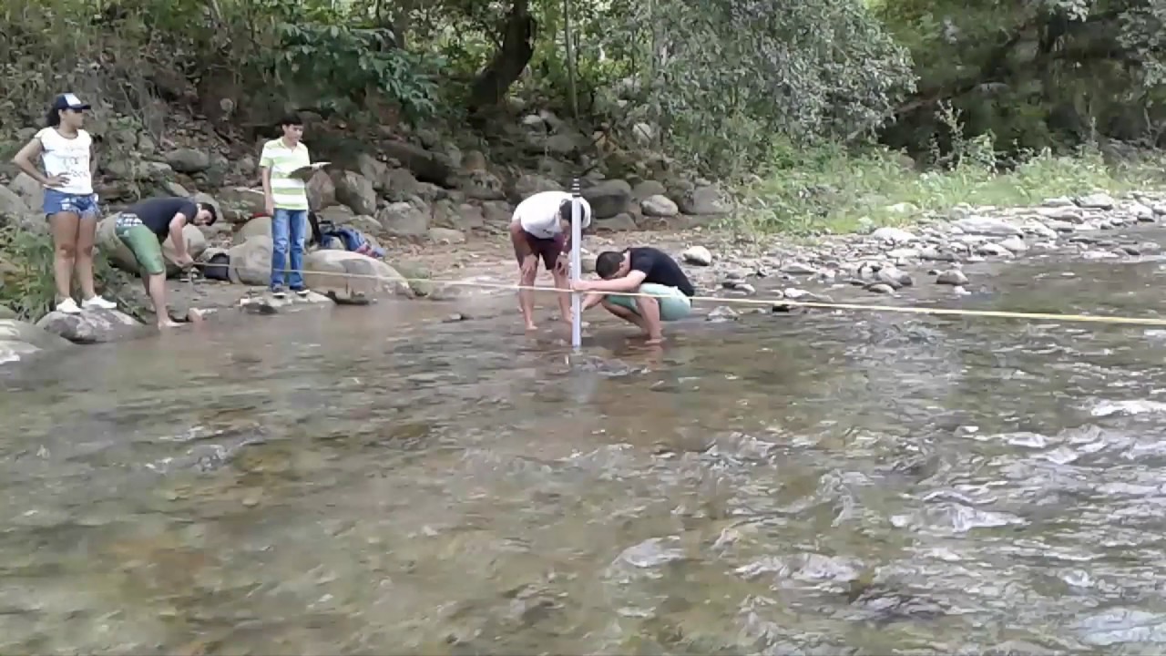 aforo por método del flotador