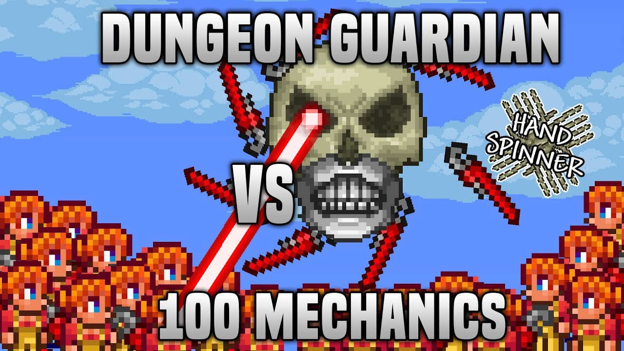 Terraria - Dungeon Guardian vs 100 Mechanics
