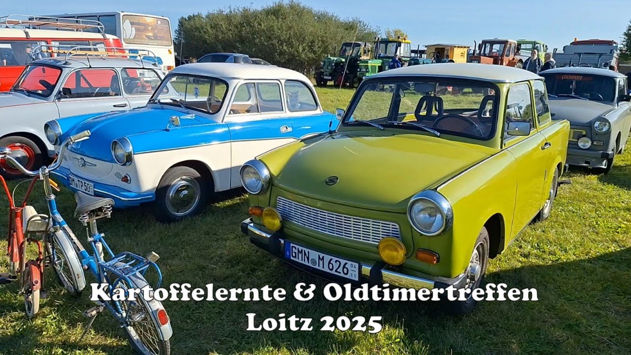 🚗 Oldtimertreffen & Kartoffelernte Loitz 2025 | Klassiker hautnah erleben! 🥔✨
