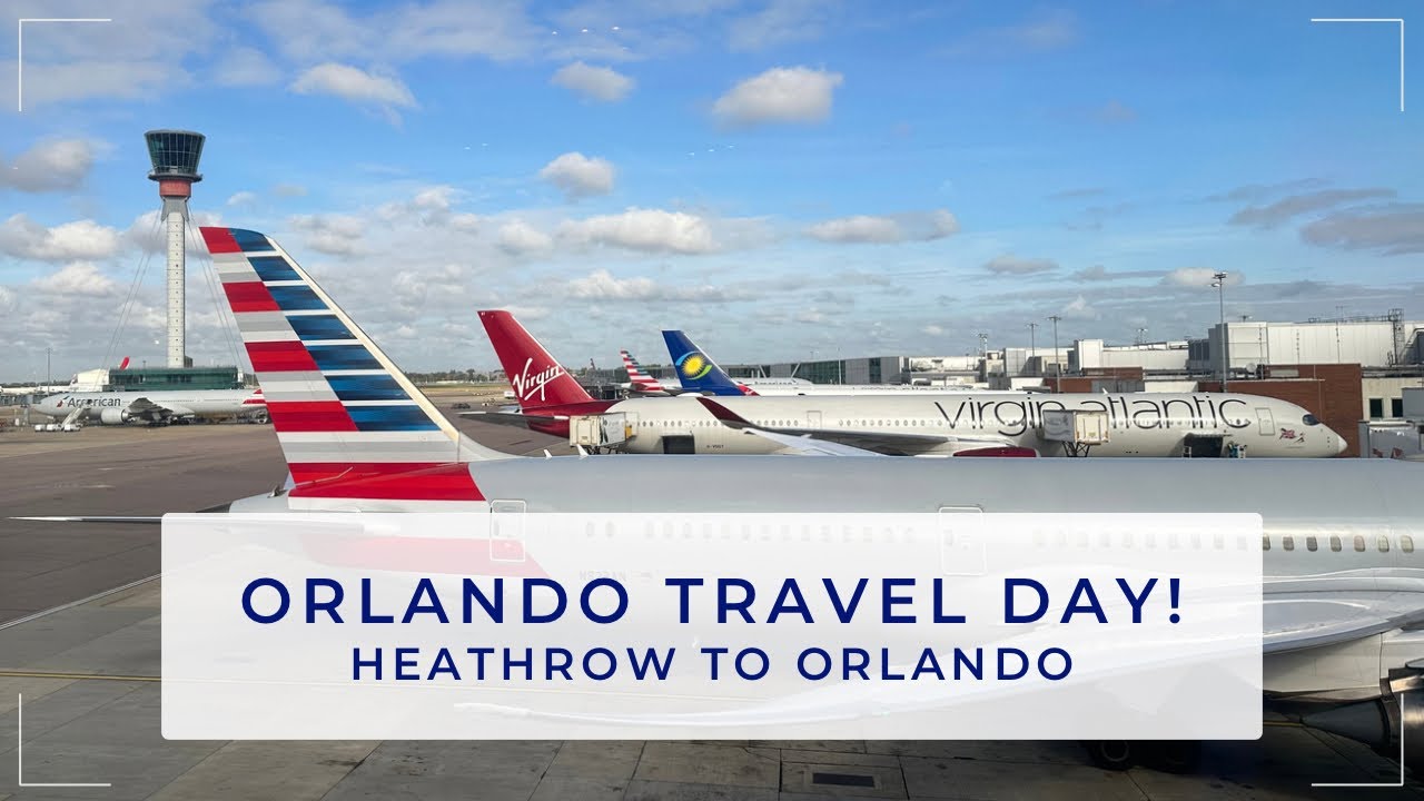 Orlando Travel Day | Economy with Virgin Atlantic | Walt Disney World & Universal Vlogs Sept. 2023