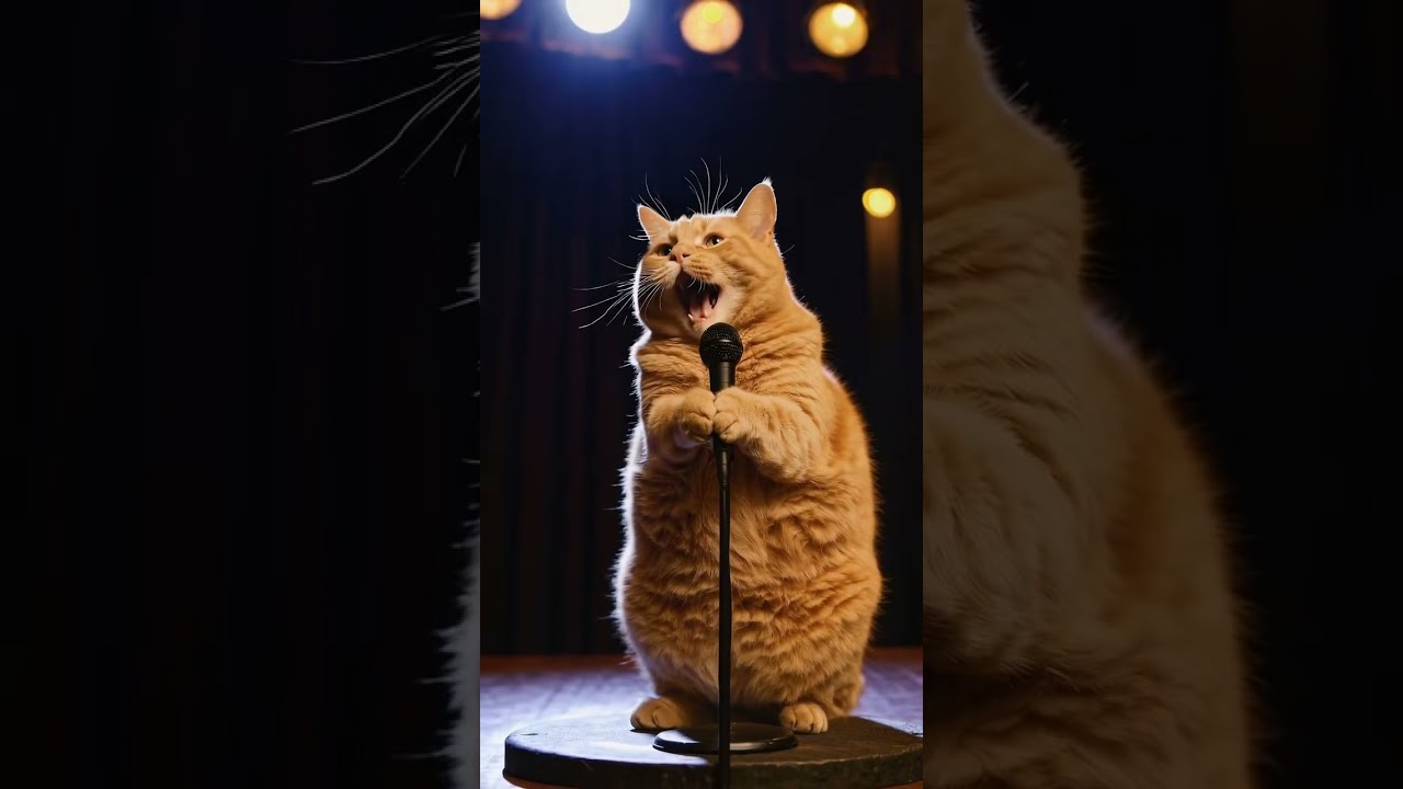 Singing cat at the the Opera #catsinger #opera #catsofyoutube  #trendingcat #kitty #aicat