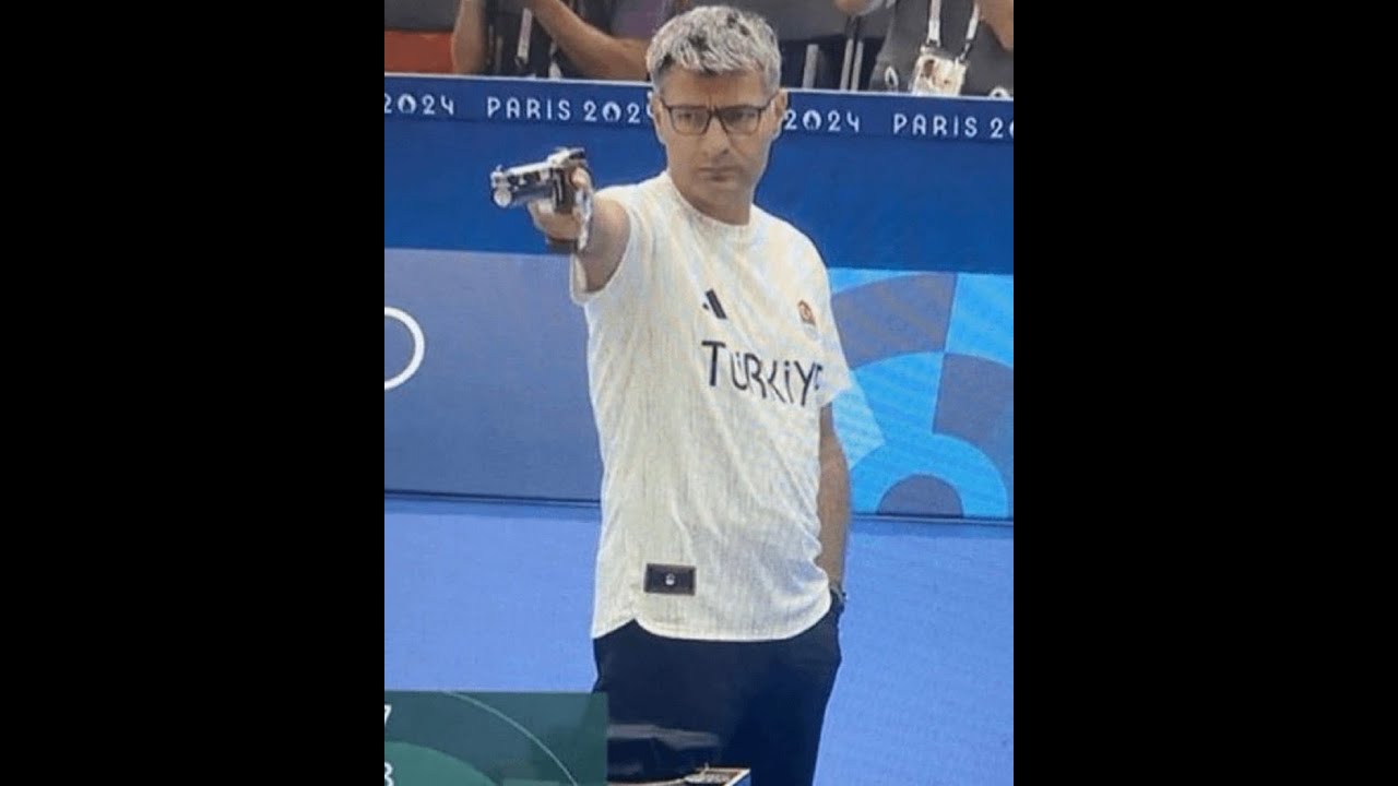 51-year-old Turkish shooter Yusuf Dikec went viral at the 2024 Paris Olympics