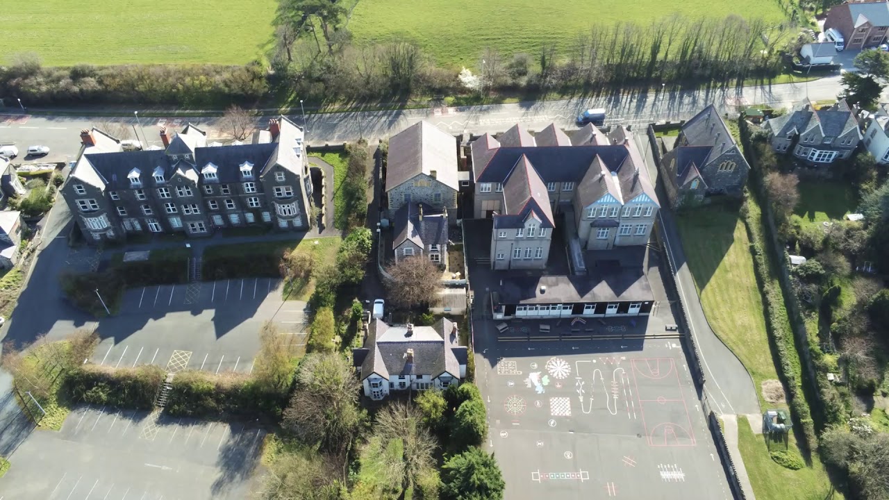 Llanfairfechan from the air