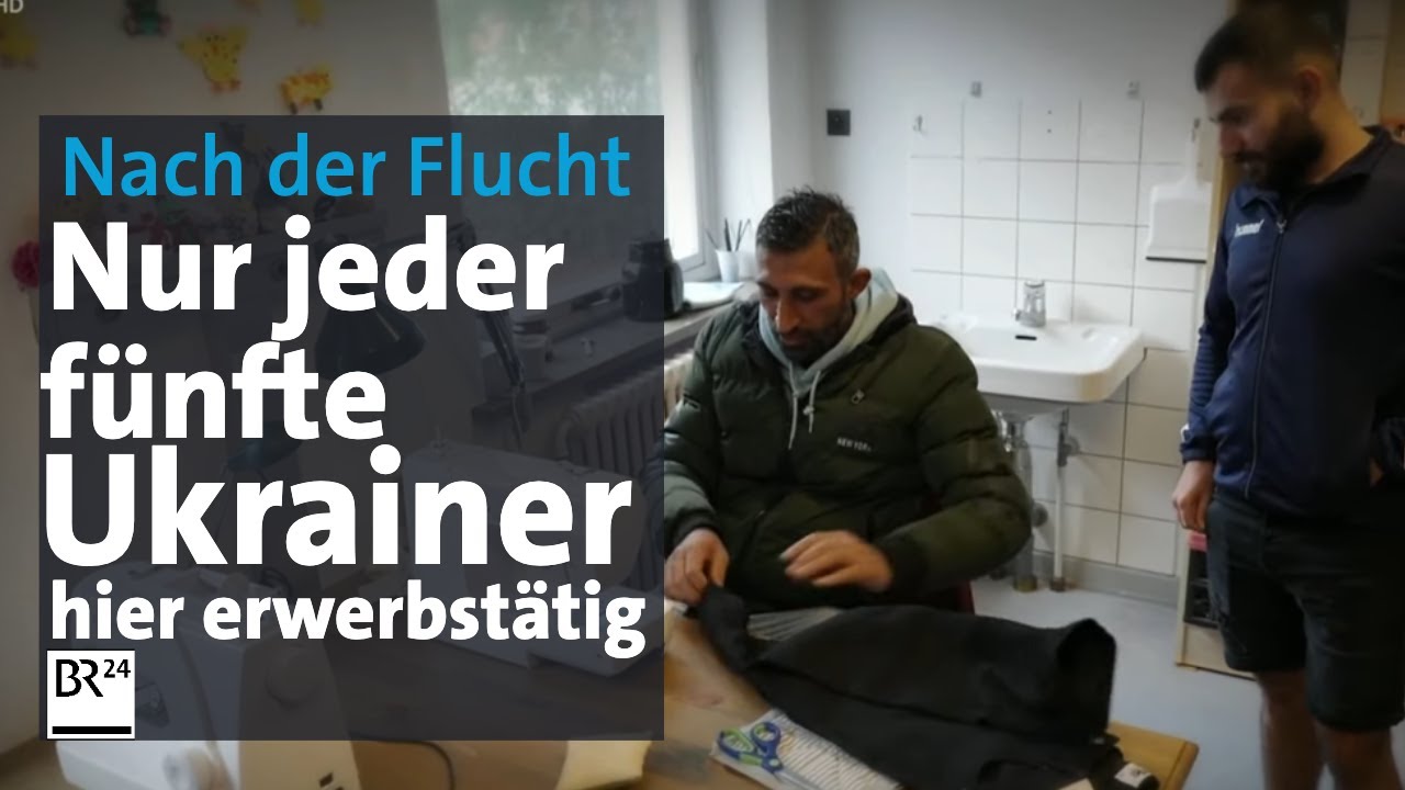 Zwei Jahre nach der Flucht: Nur jeder fünfte Ukrainer hier erwerbstätig | Kontrovers | BR24