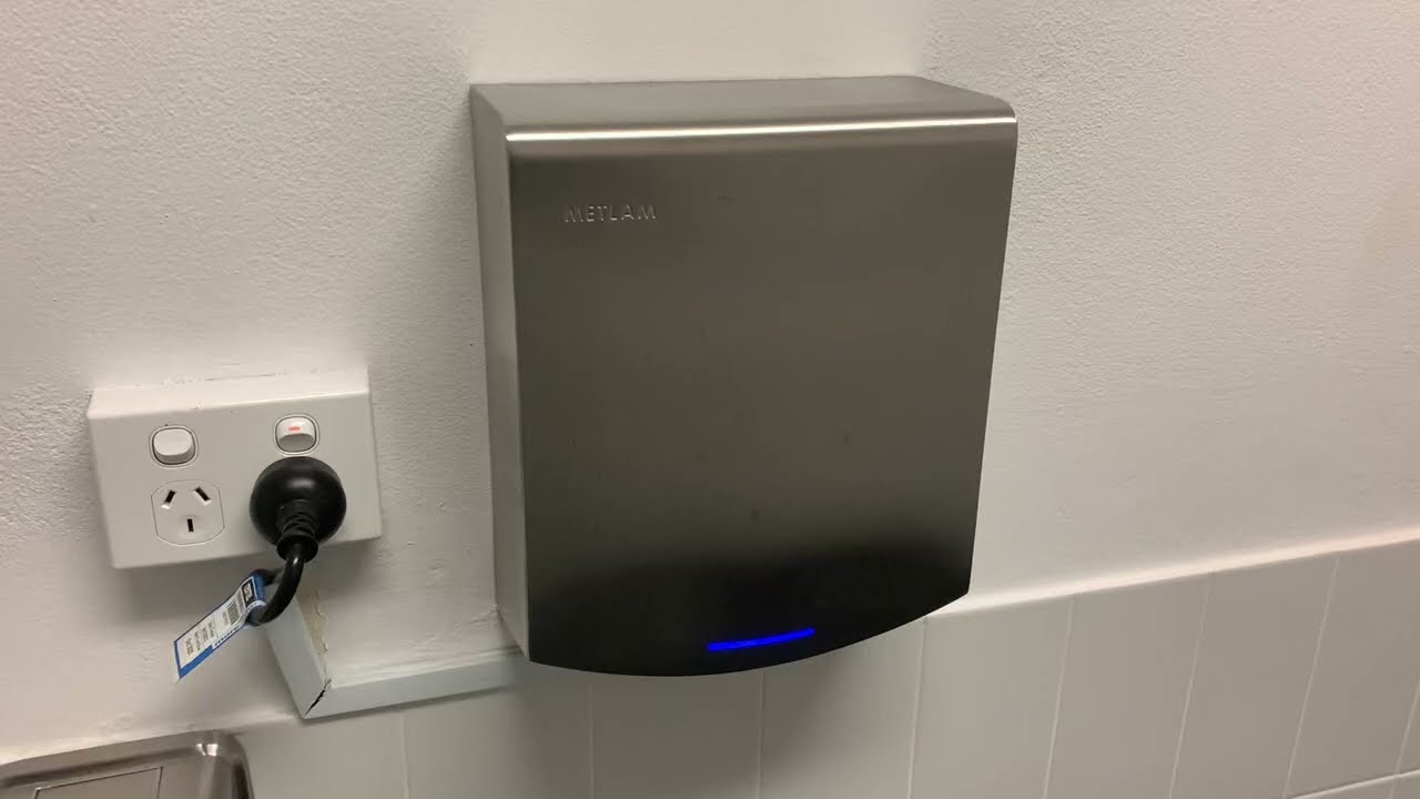Metlam Eclipse Hand Dryer stainless steel (Part 2)