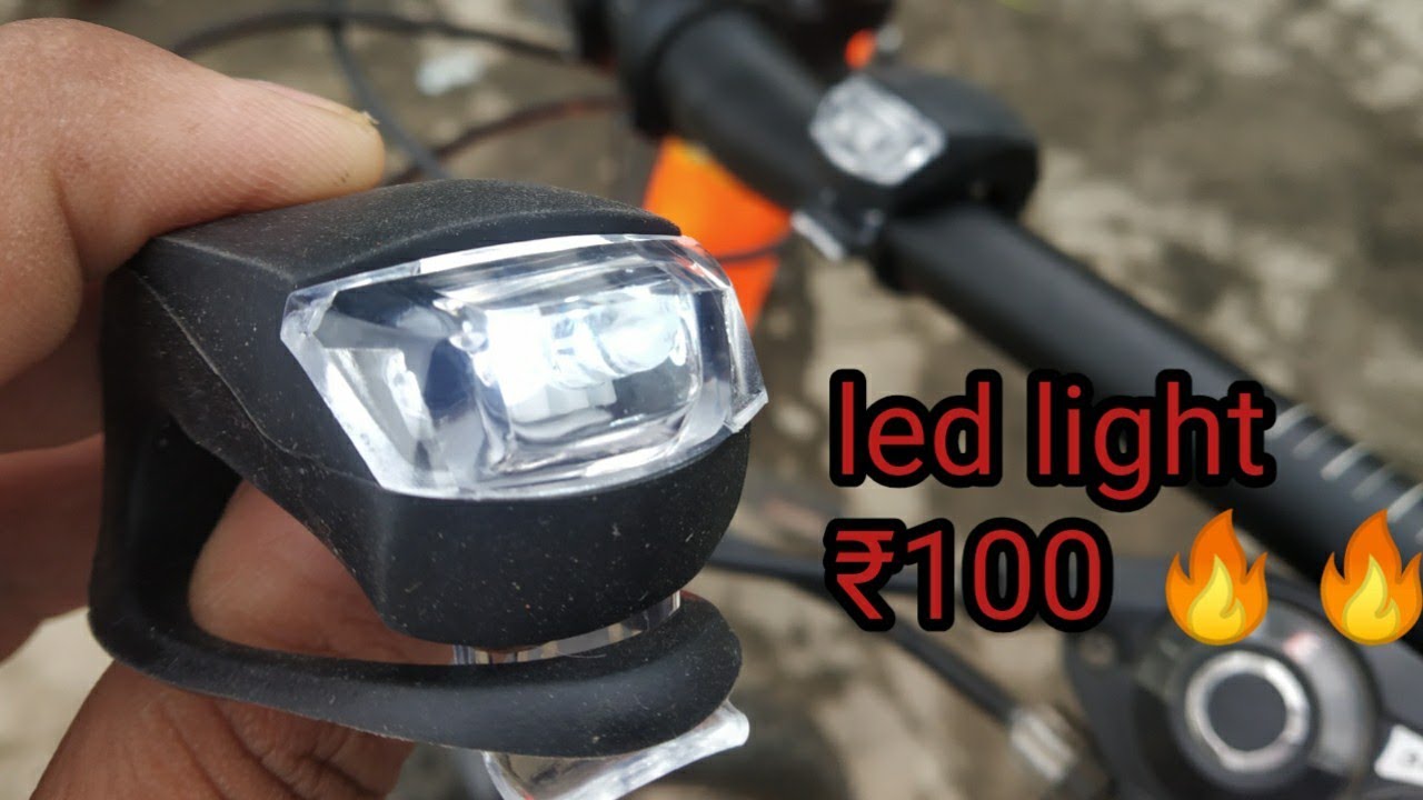 Bicycle mini lights only ₹100 best light for cycle HOW TO INSTALL