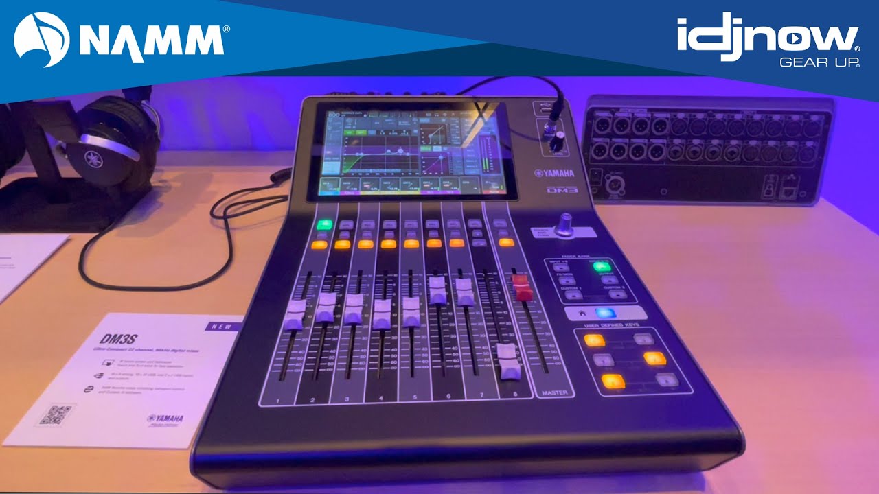FIRST LOOK - Yamaha DM3 Series Digital Mixer  |  NAMM 2023 I DJ NOW