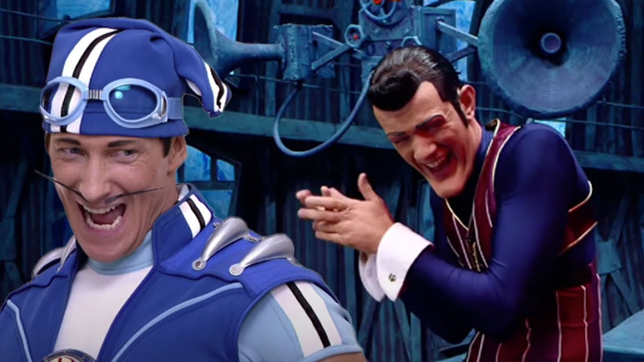 Sportacus vs robbie podrido | Lazy Town | Wildbrain Niños