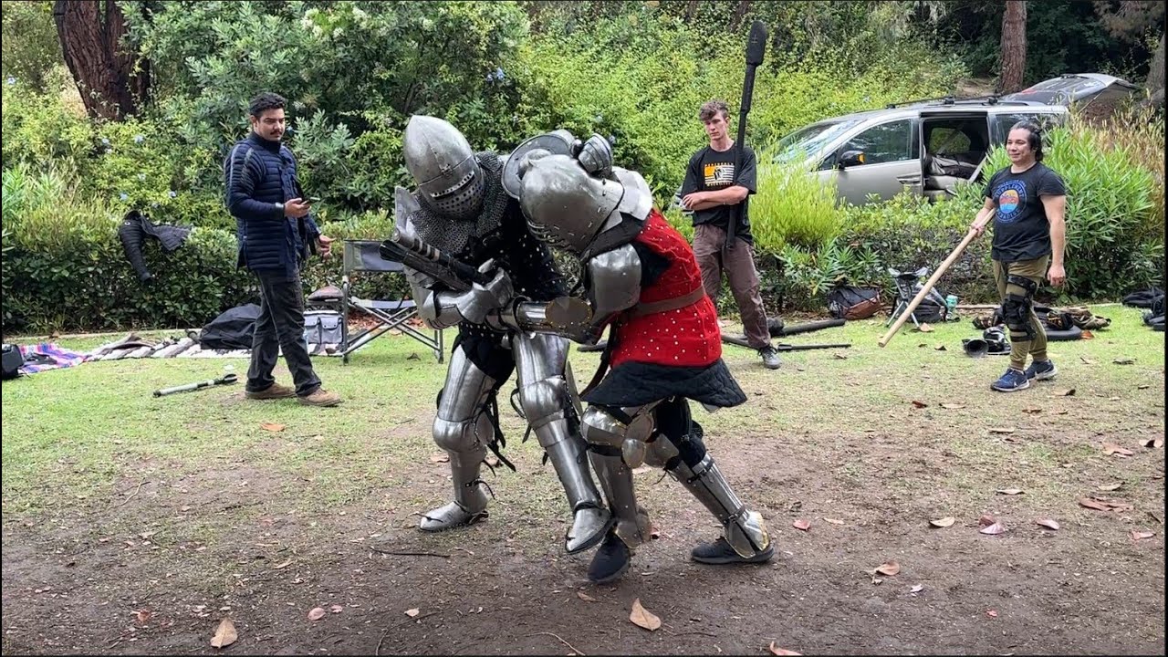 Buhurt Armored Combat - Outdoor Sparring & Training 7 - Los Angeles Golden Knights