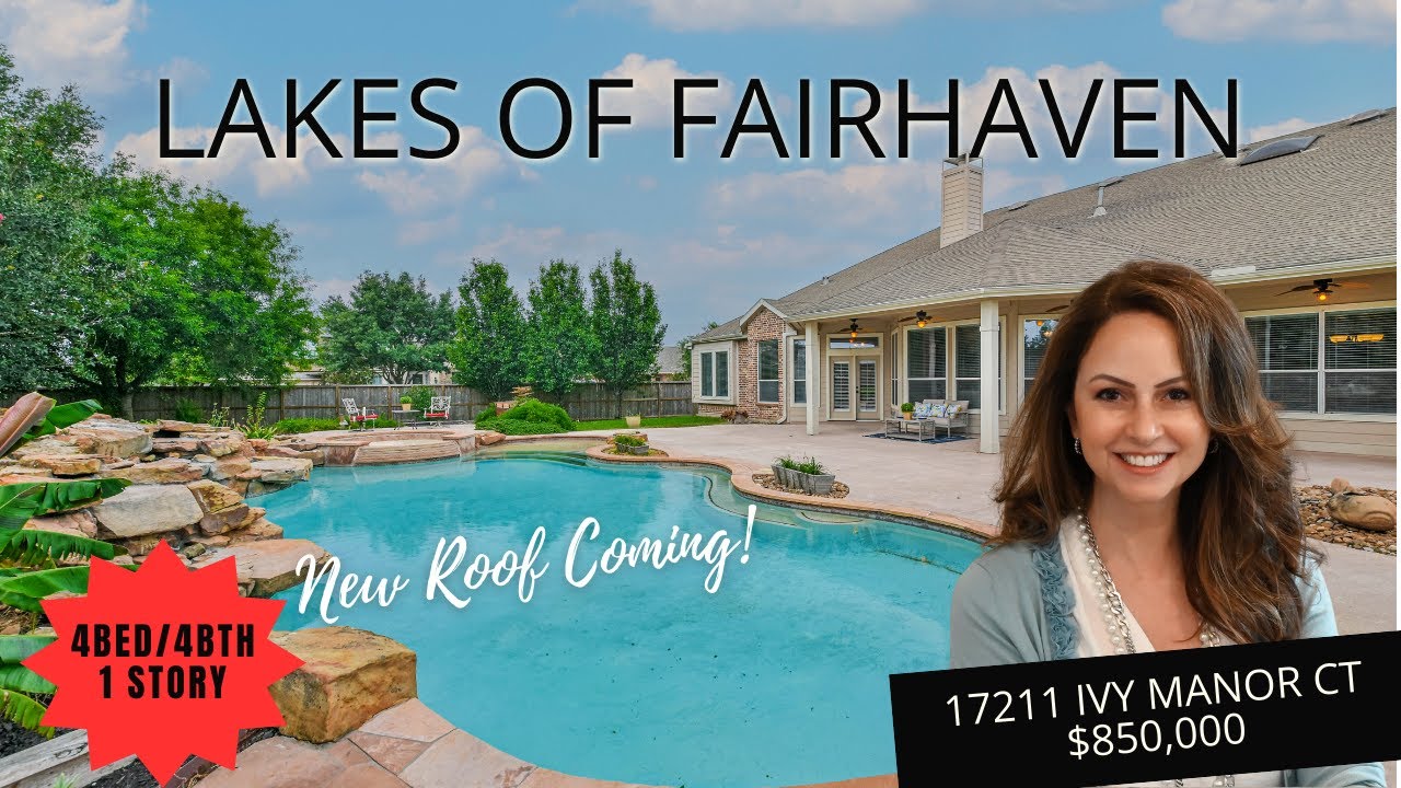 17211 Ivy Manor Ct | Lakes of Fairhaven | Luxury Cypress Home for Sale | NEW ROOF