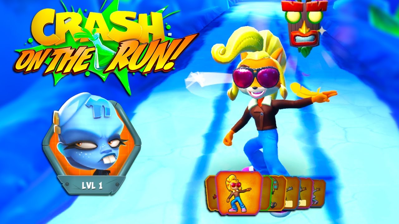 Crash Bandicoot: On the Run! Snow Go - Frosty Nina Cortex's Gang