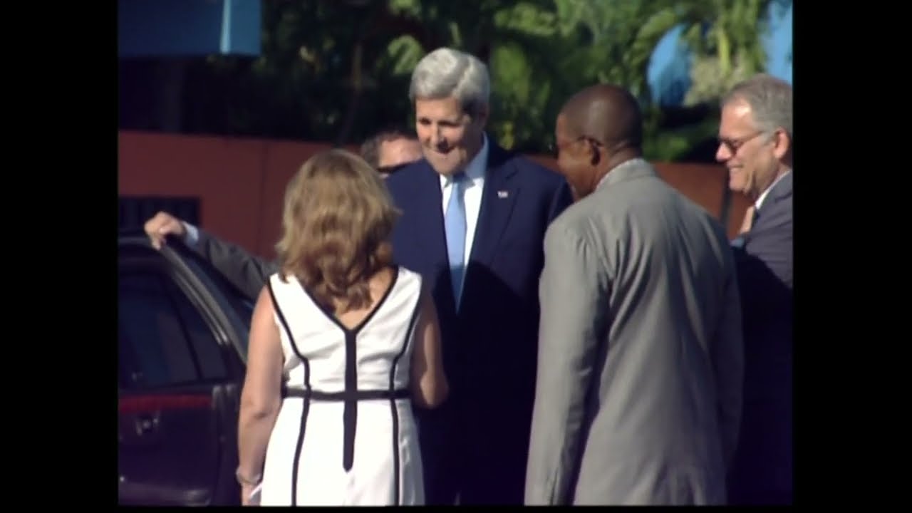 Secretary John Kerry Arrives in Havana for Historic US Embassy Opening 2015