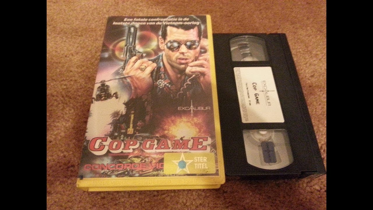 Opening + Closing to Cop Game (1988) - 1991 Dutch VHS Release