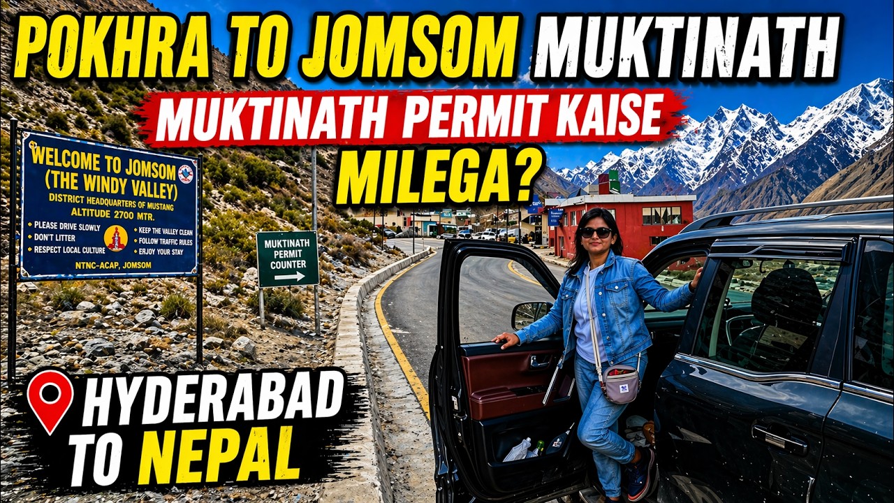 Ep 2: How to Get Mustang Permit | Pokhra to Jomsom Muktinath | Nepal Road Trip