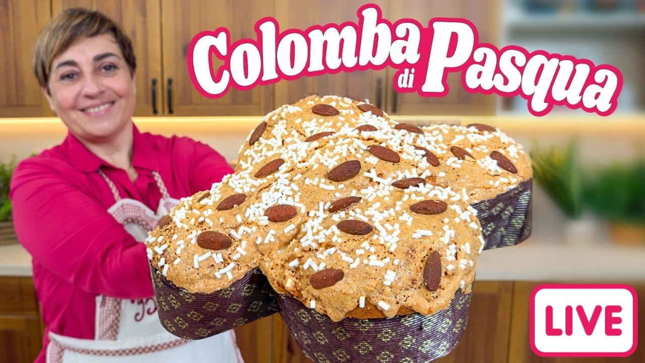 COLOMBA DI PASQUA Fatta in Casa 🐣 Ricetta in Diretta - Fatto in Casa da Benedetta