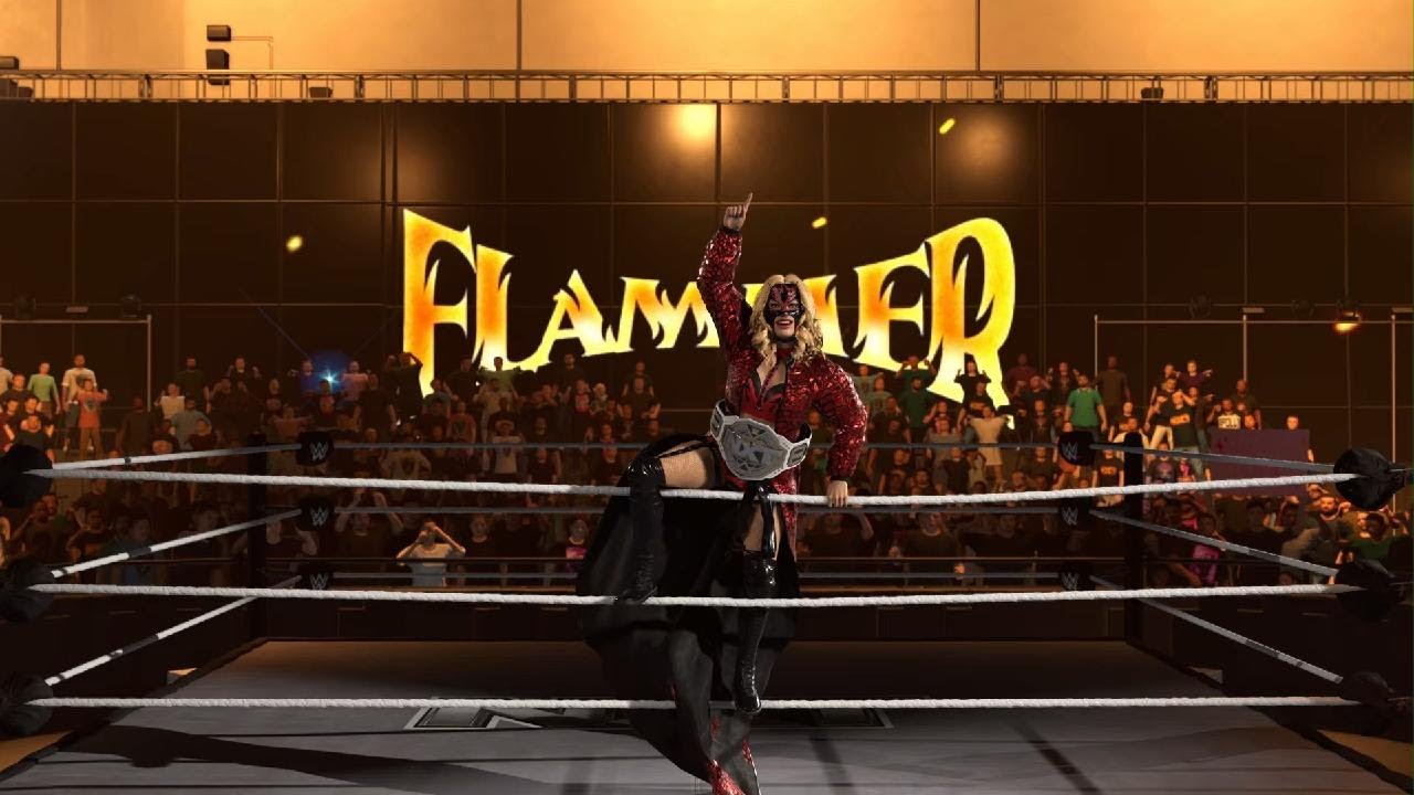 WWE 2K26 - Джейси Джейн против Фламме против Джординн Грейс против Сола Рука