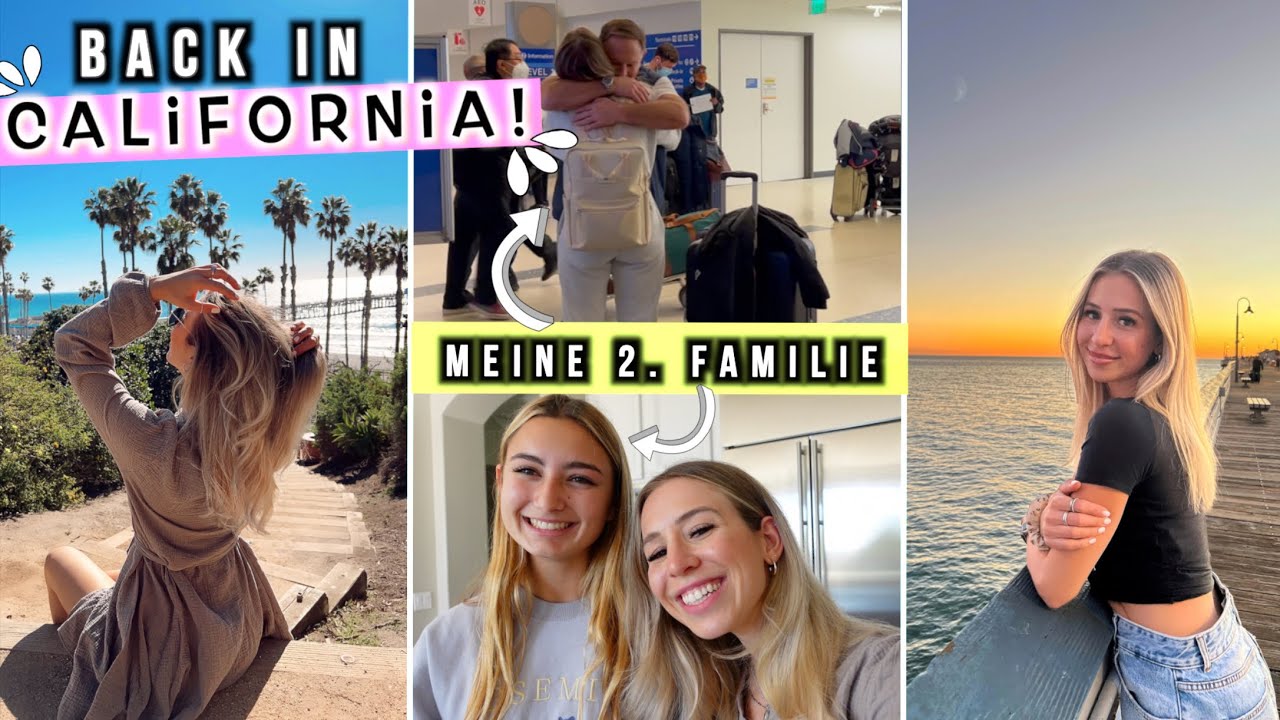 OMG! 🤩 ICH TREFFE MEINE AUPAIR GASTFAMILIE ENDLICH WIEDER! ✈️ Vlog - Cali Kessy