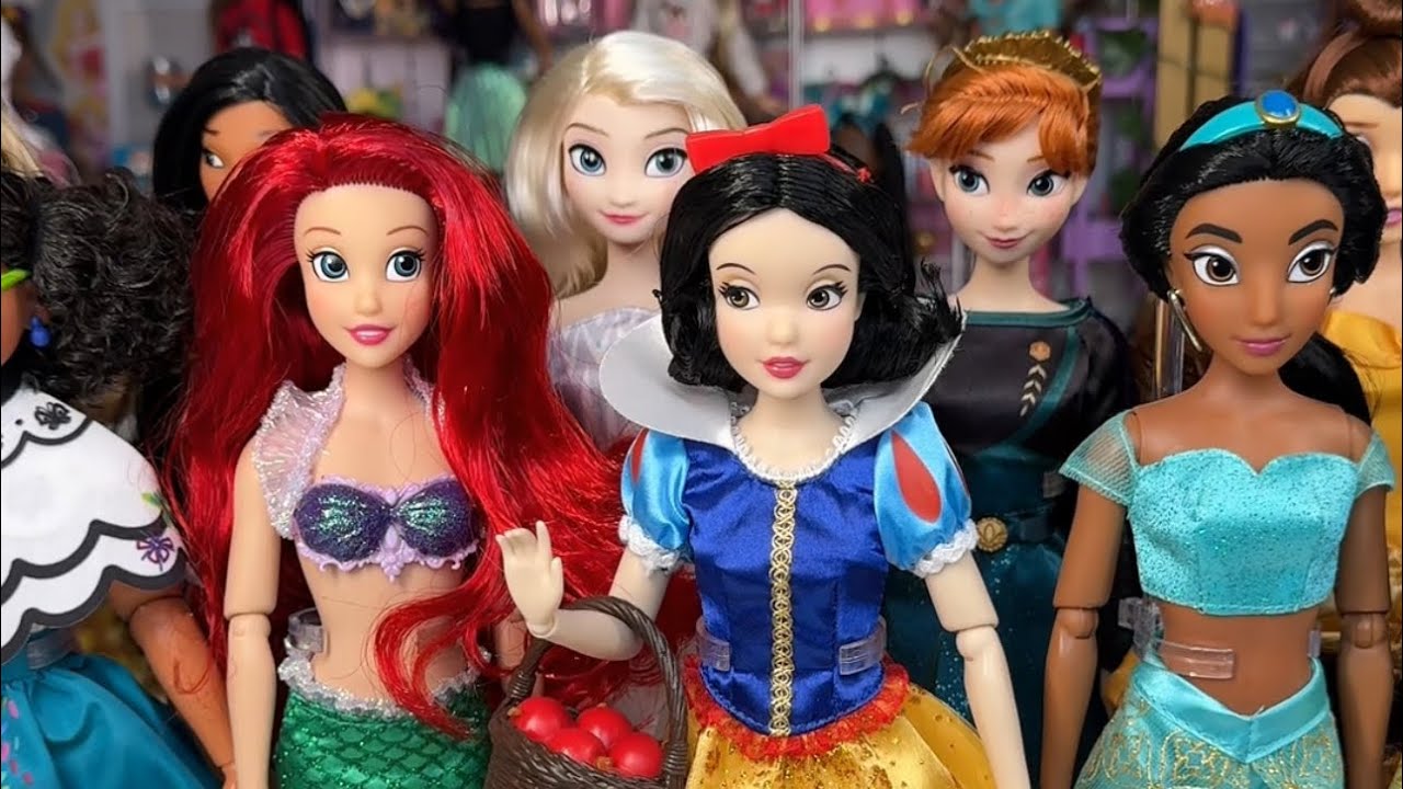 New bodies & heights! Disney Princess Story vs Classic Dolls Comparisons 💖