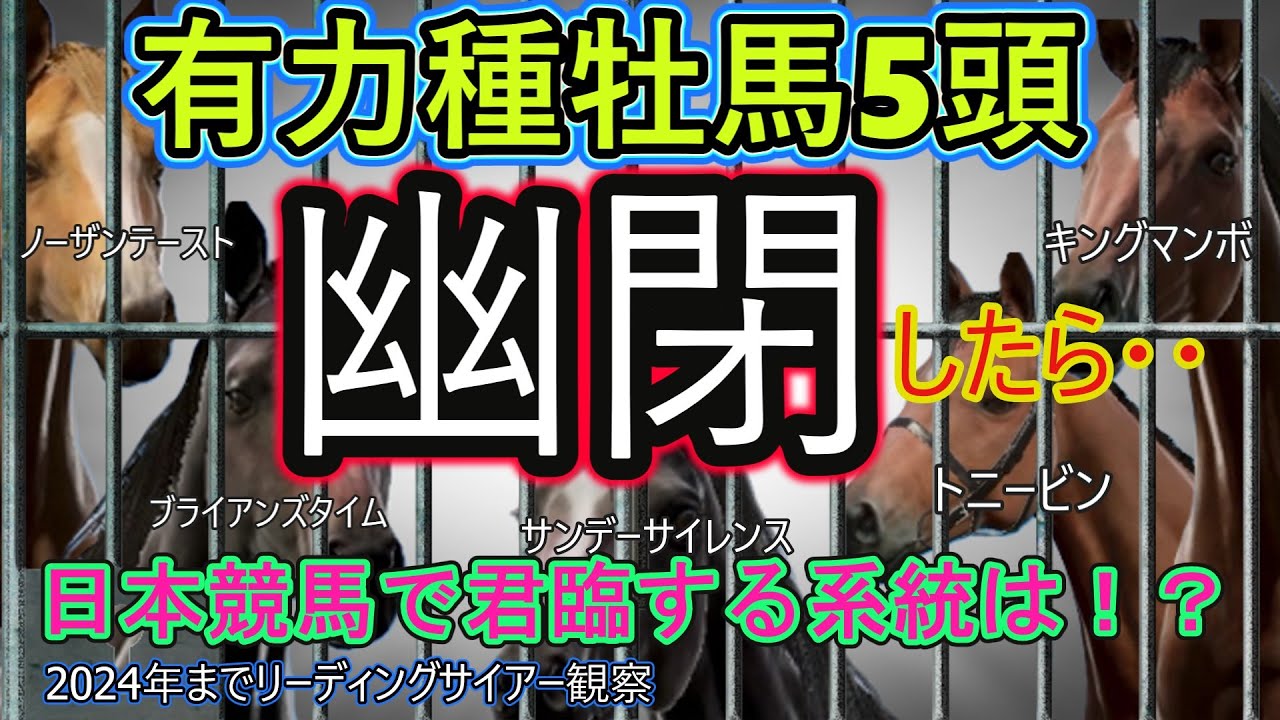 【ウイポ10 2025】日本競馬で大活躍した種牡馬5頭を一生涯幽閉した競馬史【オート進行】リーディングサイアーに君臨する馬は誰？